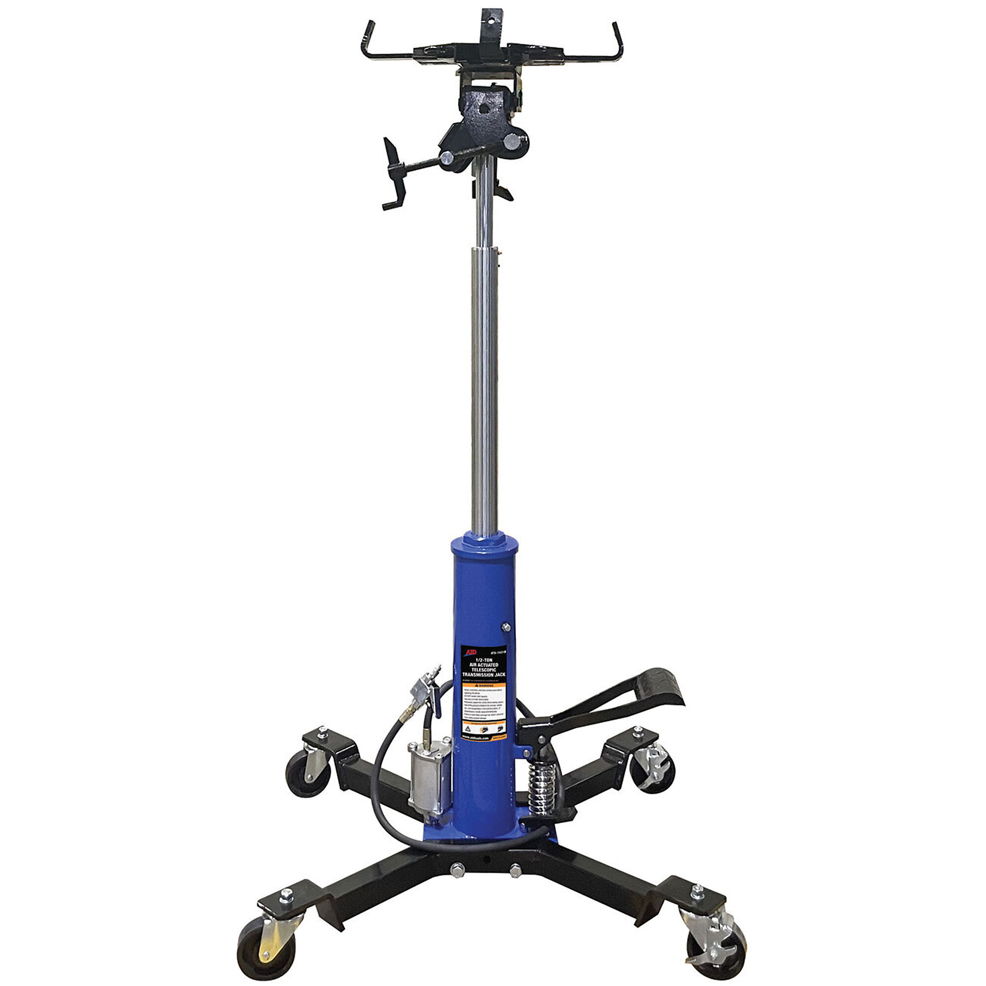 ATD 1/2 Ton Air Telescopic Transmission Jack, Model# 10672